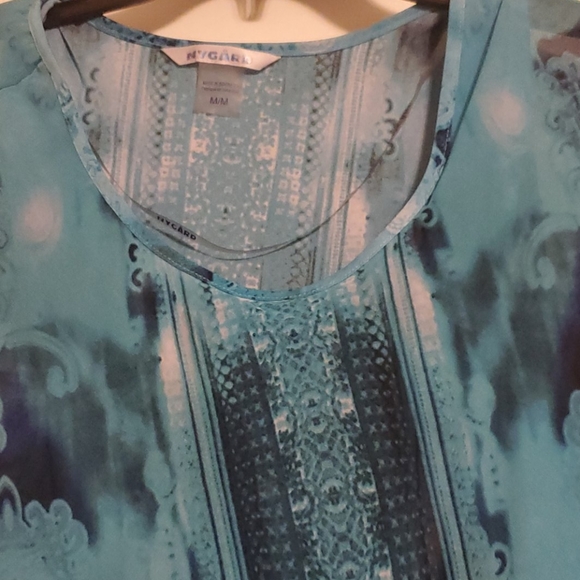 PETER NYGARD BLUE TOP - Picture 2 of 4